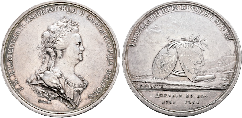 Medaile Kateřina Veliká